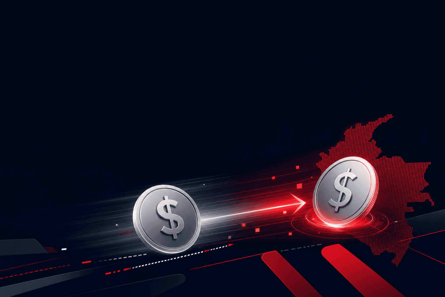 Editorial illustration for the article "Currency Exchange USD to COP: How Digital Nomads Move Money Fast".